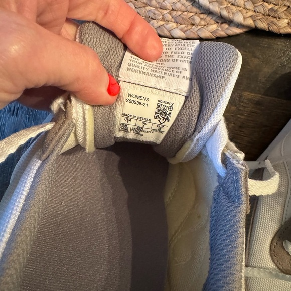 The shadow original Saucony Hornet white and grey Size 7 - Picture 4 of 7